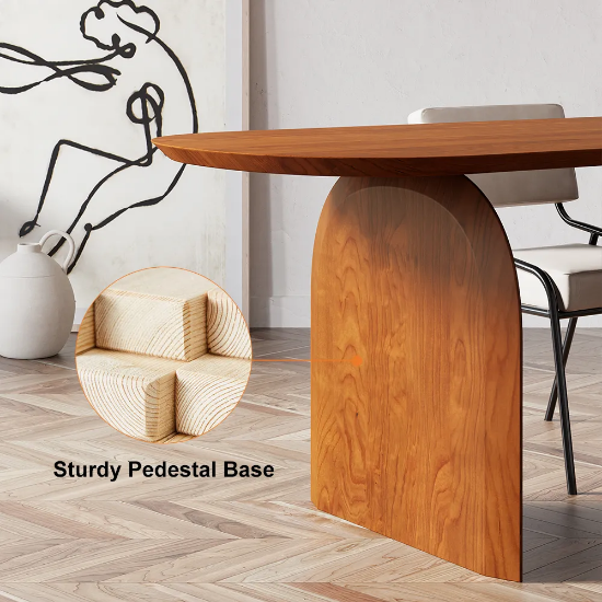 Hình ảnh của Bàn ăn 6 người phòng cách Japandi