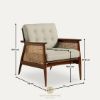 Hình ảnh của Ghế Armchair Thư Giãn Nadia Caned