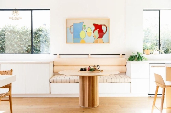 Hình ảnh của Bàn Ăn Tròn Trụ Nan