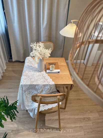 Hình ảnh của Combo Bàn Ghế Ăn Gấp Gọn Thông Minh Naby Màu Tự Nhiên