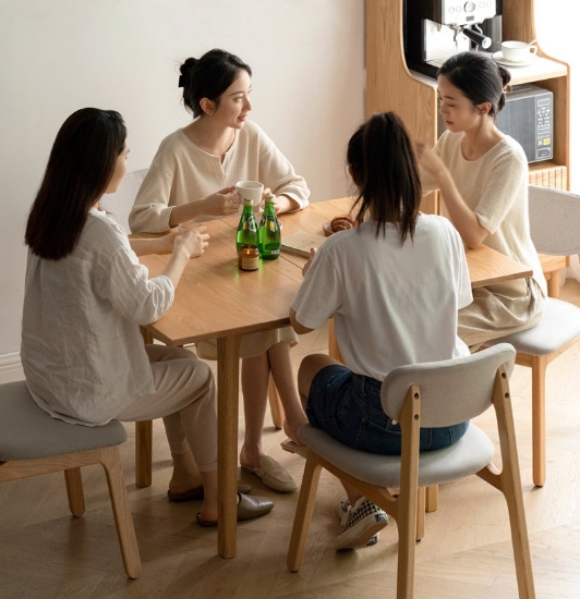 Hình ảnh của BÀN ĂN VUÔNG CONNECTOR 03