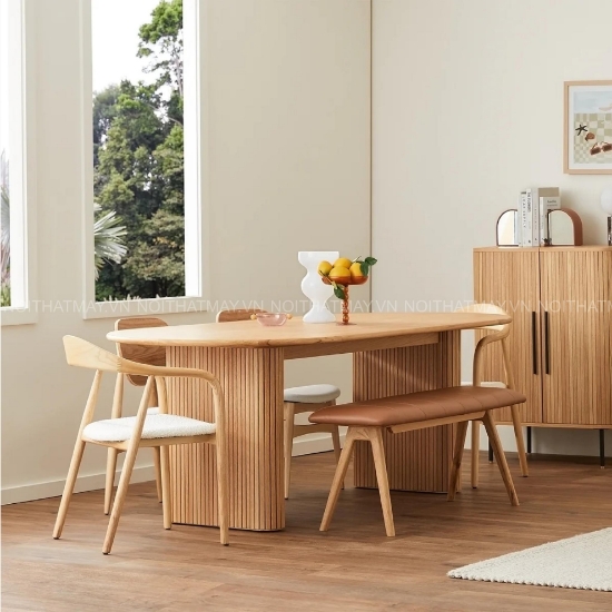 Hình ảnh của BÀN ĂN NOIR OVAL